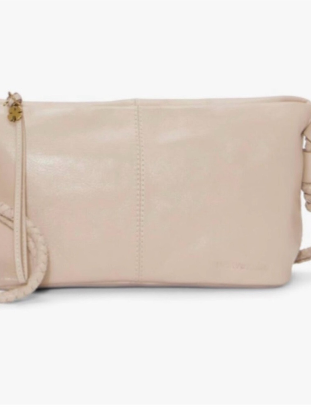 Lucky Brand Leather Crossbody Bag - Blush/Nude
